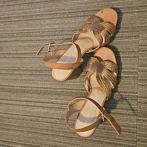 The Limited Franny Woven heeled sandals